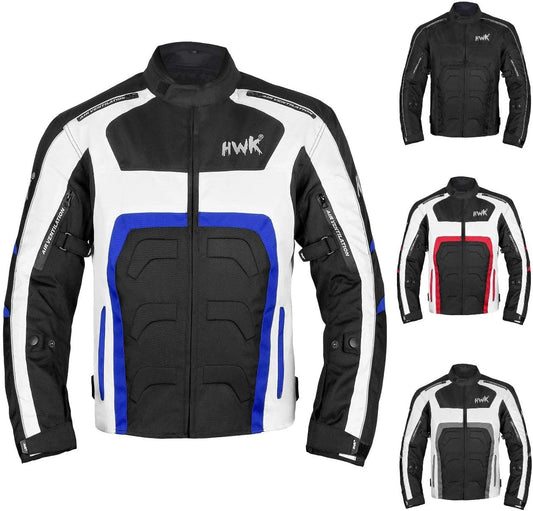Spyder Motorcycle Jacket for Men with Weather Resistant Cordura Textile Fabric for Enduro Motocross Jacket